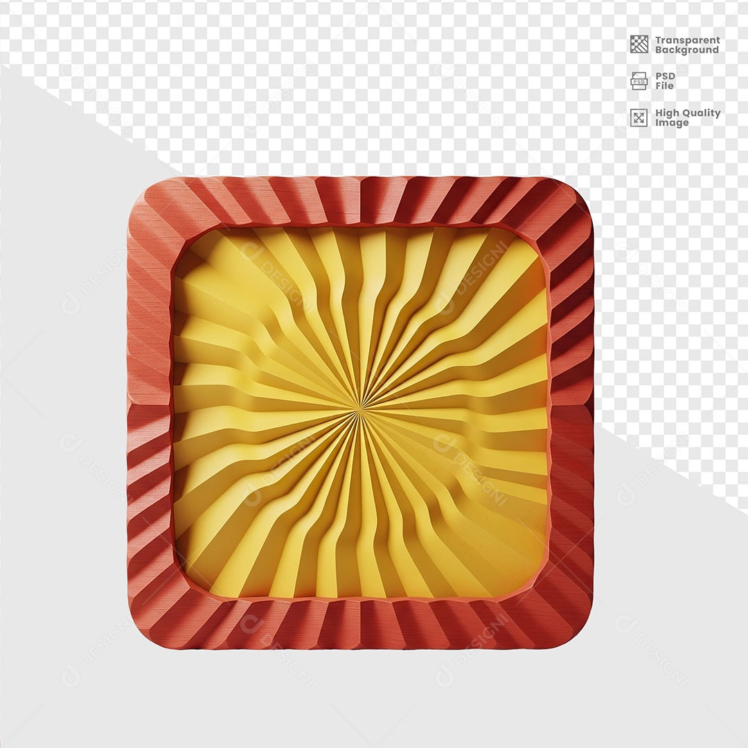 Painel Base de Madeira Elemento 3D para Composição PSD