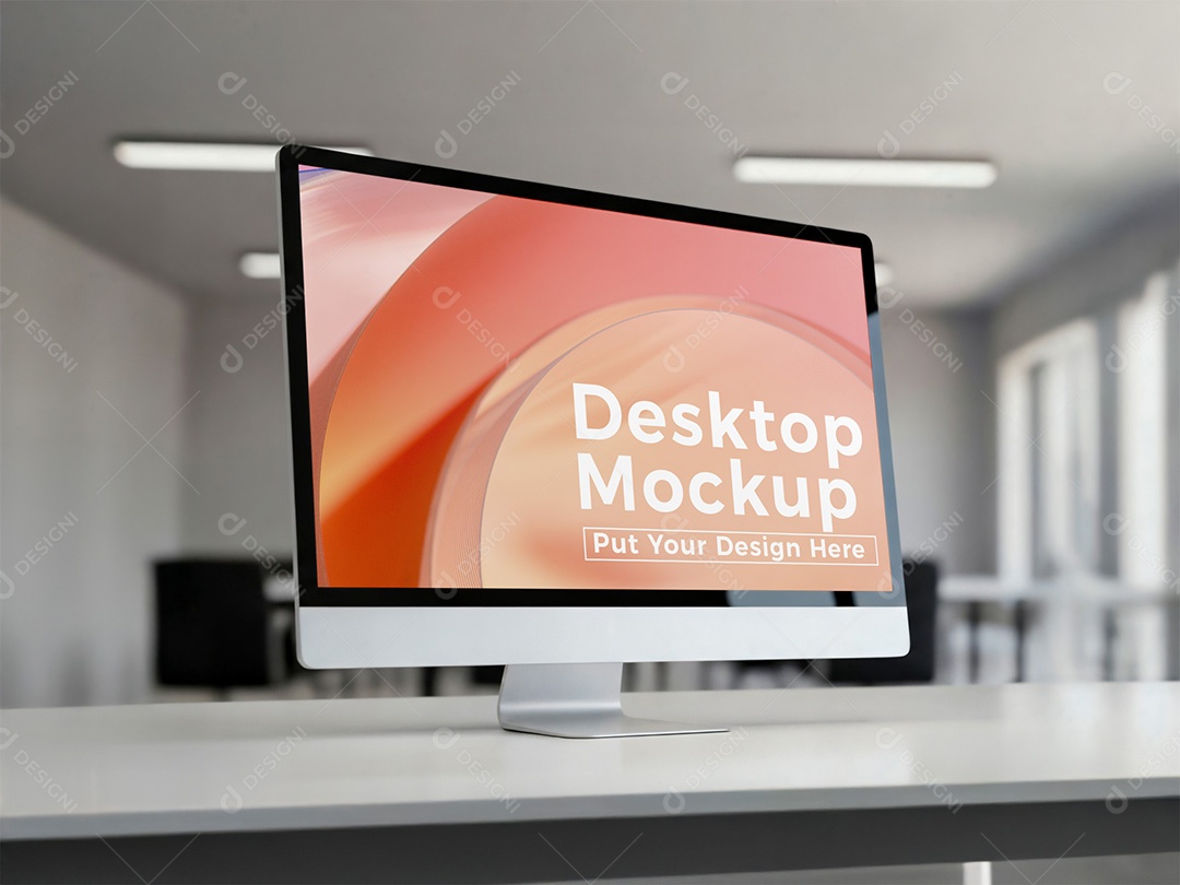 Desktop Mockup PSD Editável