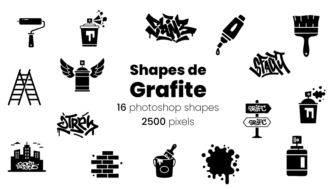 Ícones Grafite Shapes CSH