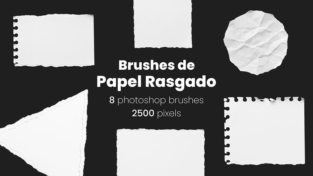 Papel Rasgado Brush ABR