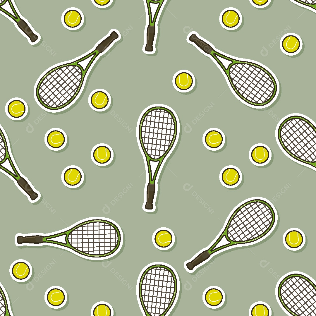 Padrão de Tênis Ilustração Vetor EPS