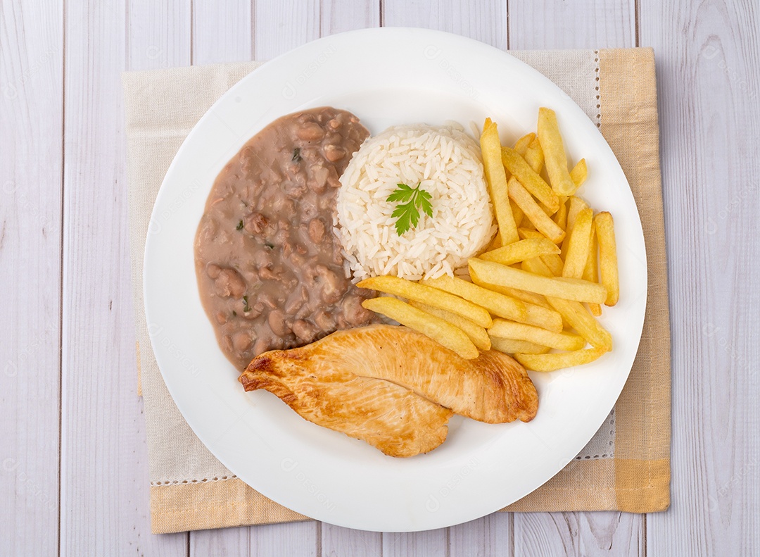Imagem mostra um prato clássico da culinária brasileira