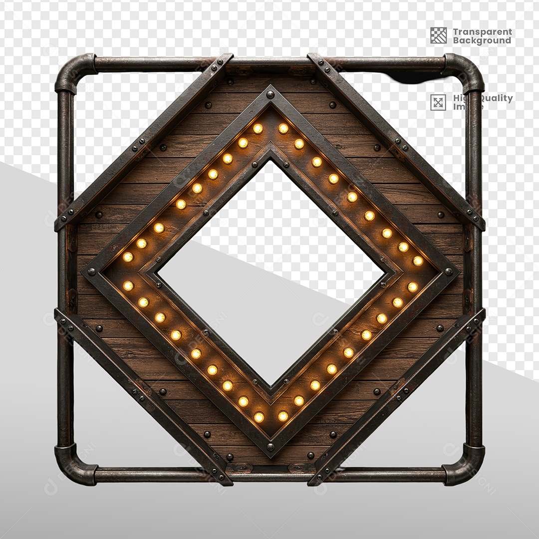 Escudo Com Luz Elementos 3D para composição PSD