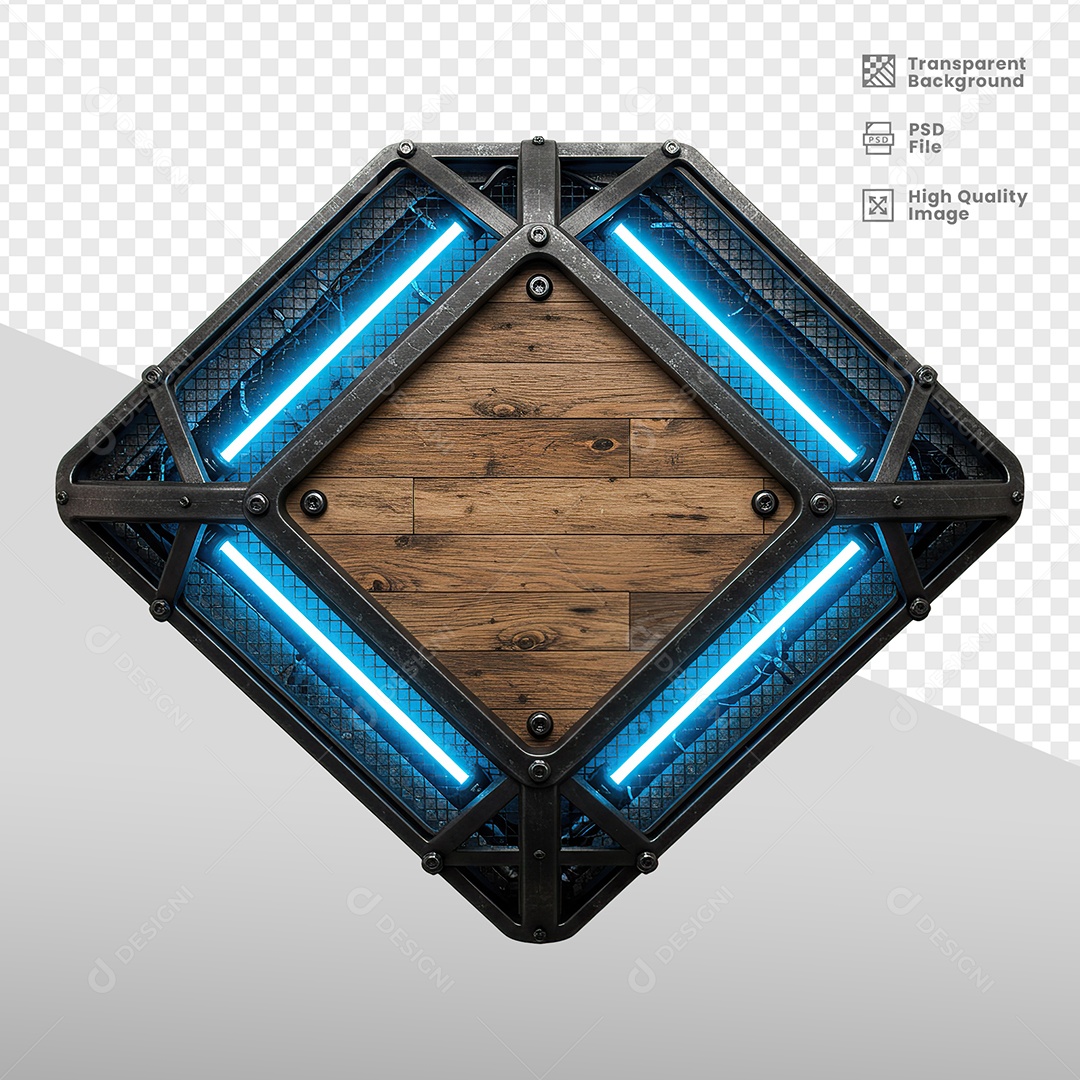 Escudo Com Luz Elementos 3D para composição PSD