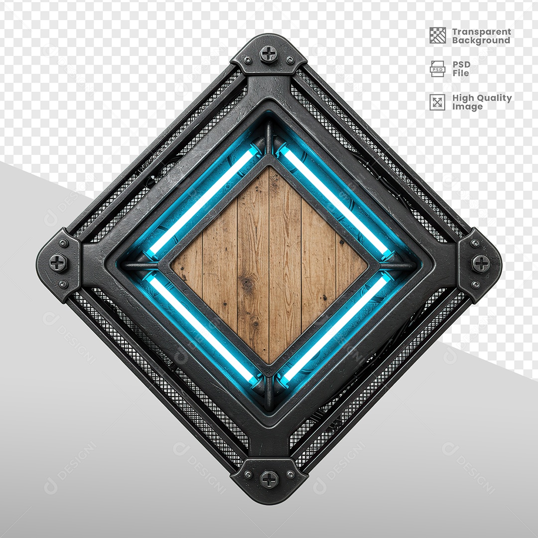 Escudo Com Luz Elementos 3D para composição PSD