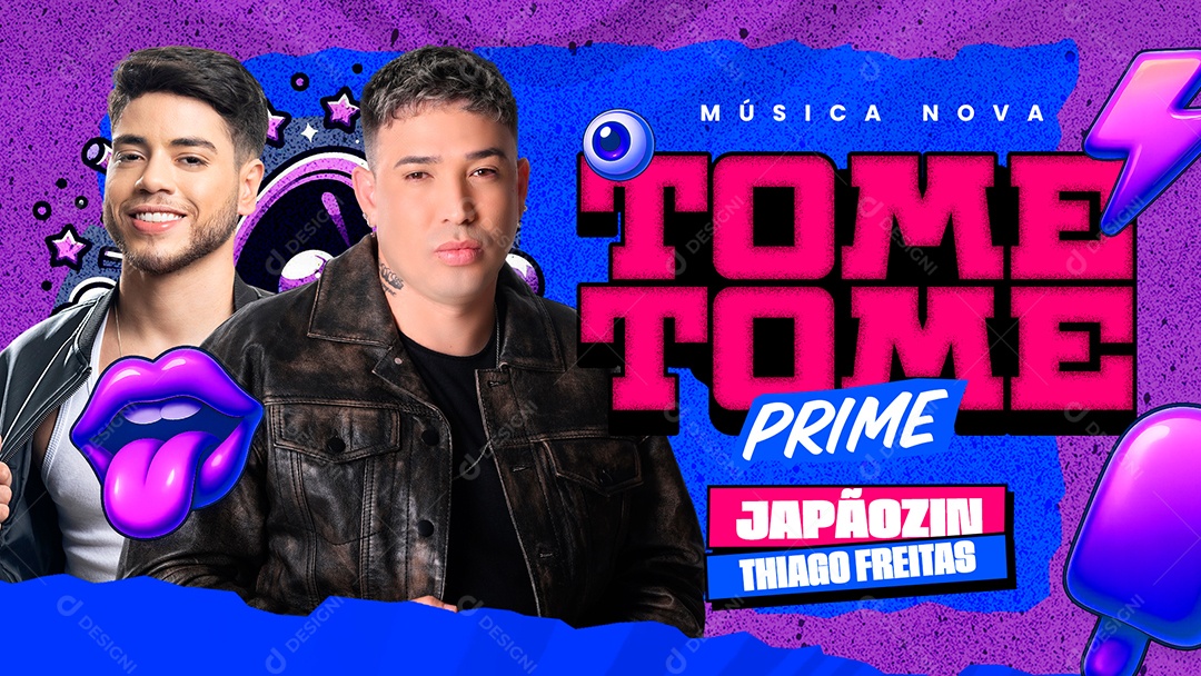 Banner Flyer Thumb Capa CD Youtube Tome Tome Social Media PSD Editável