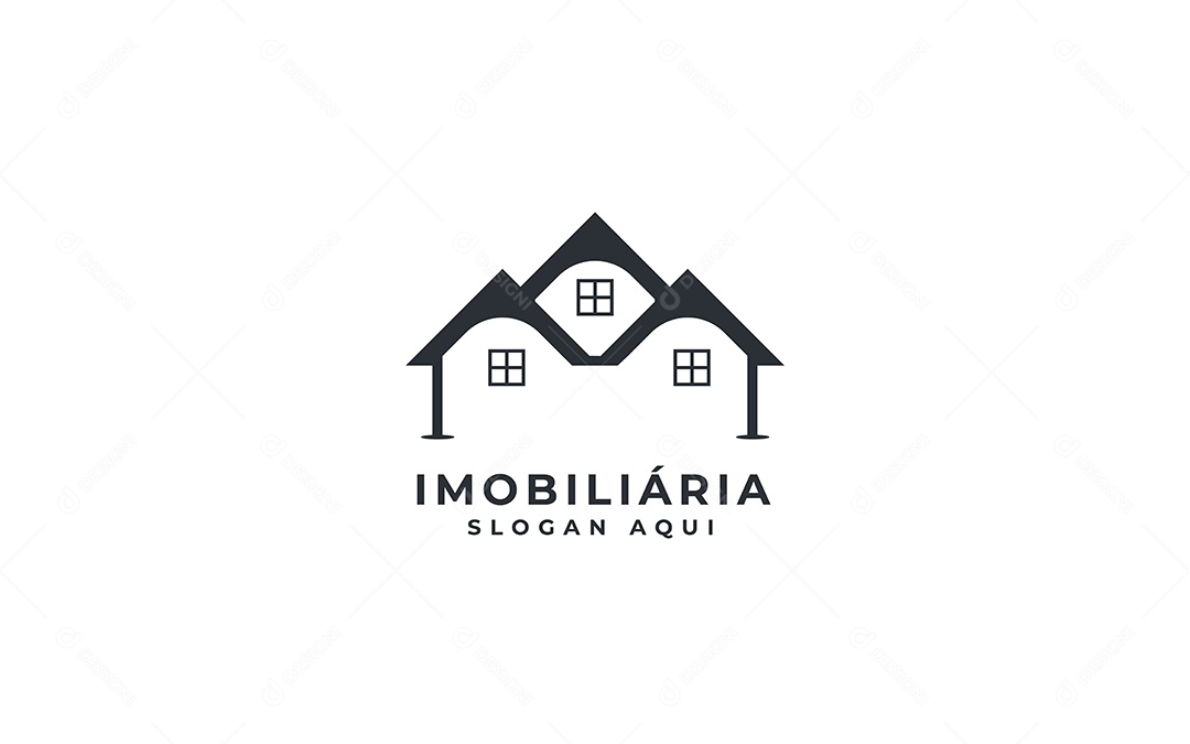 Modelo de Logo de Imobiliária Vetor EPS