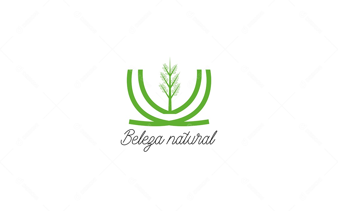 Modelo de Logo de Beleza Natural Vetor EPS