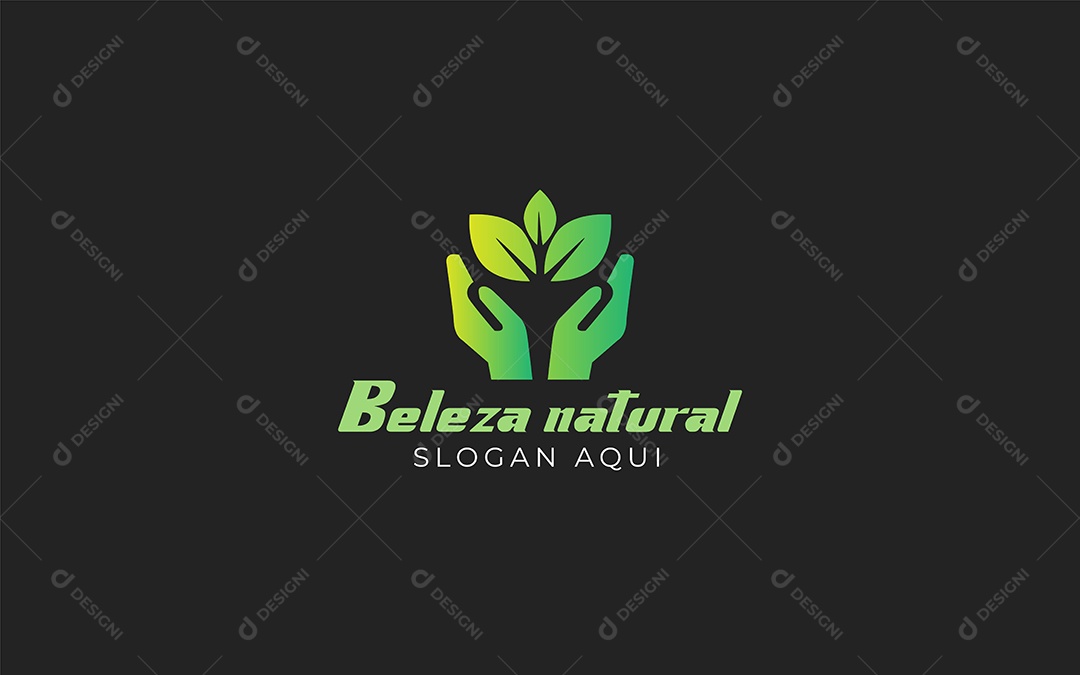 Modelo de Logo de Beleza Natural Vetor EPS