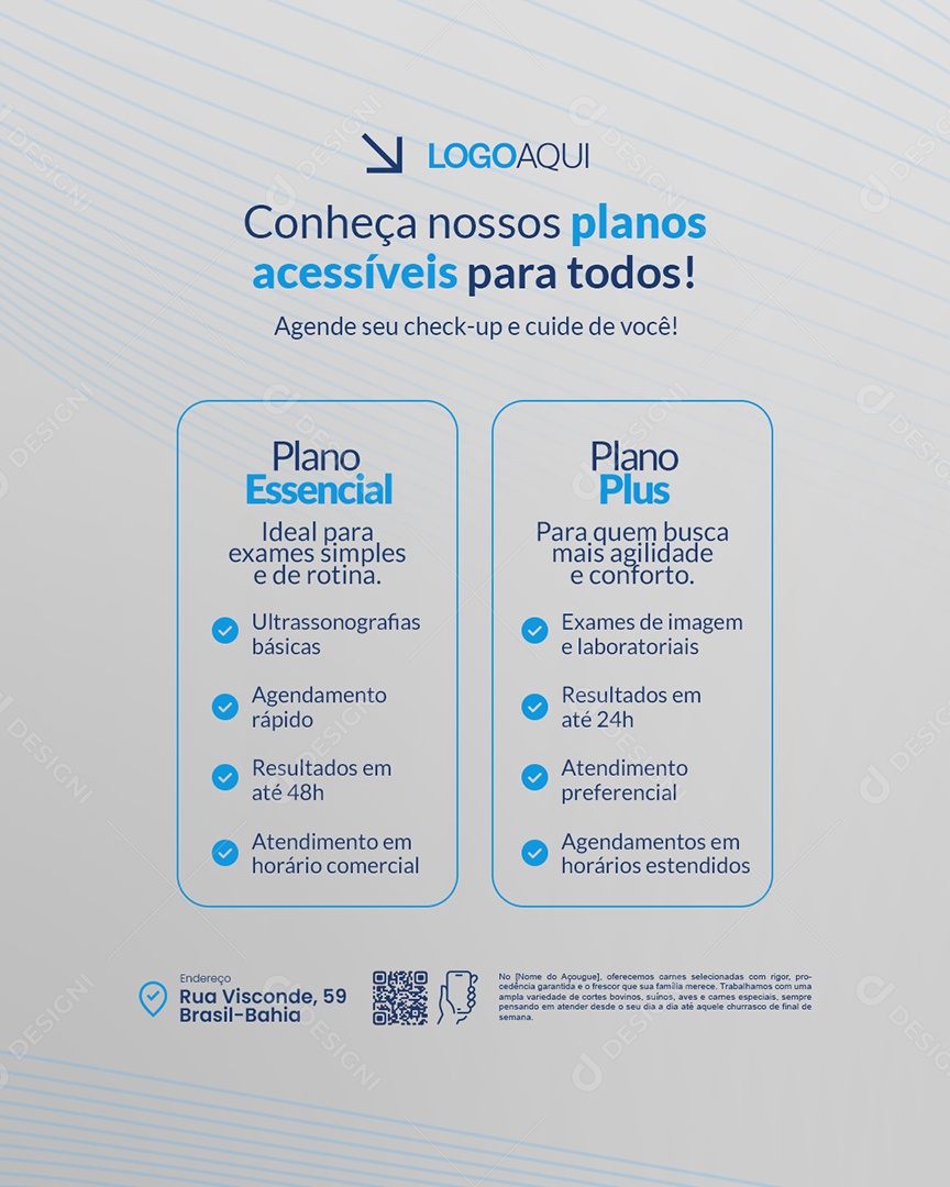 Ultrassonografia Conheça Nossos Plaos Acessíveis Social Media PSD Editável