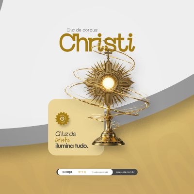 Dia De Corpus Christi 19 De Junho Social Media PSD Editável