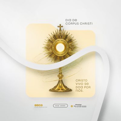 Dia De Corpus Christi 19 De Junho Social Media PSD Editável