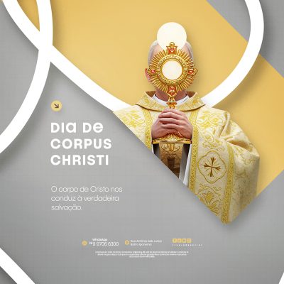 Dia De Corpus Christi 19 De Junho Social Media PSD Editável