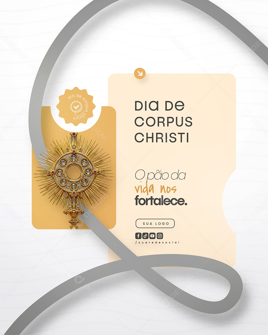 Dia De Corpus Christi 19 De Junho Social Media PSD Editável