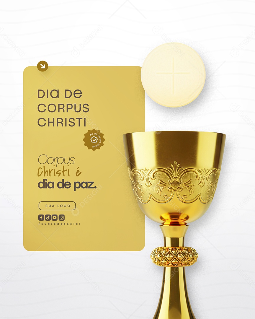 Dia De Corpus Christi 19 De Junho Social Media PSD Editável