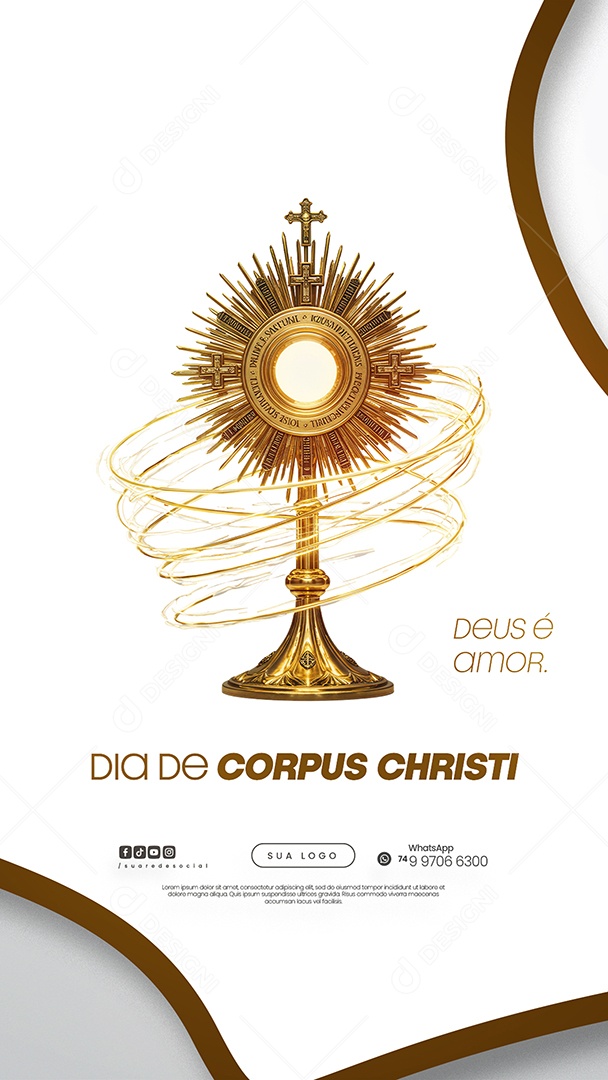 Story Dia De Corpus Christi 19 De Junho Social Media PSD Editável