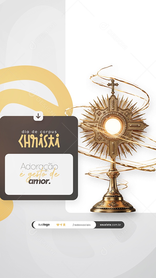 Story Dia De Corpus Christi 19 De Junho Social Media PSD Editável