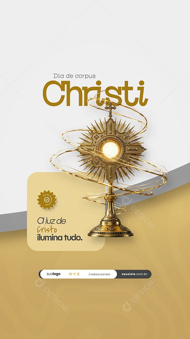 Story Dia De Corpus Christi 19 De Junho Social Media PSD Editável