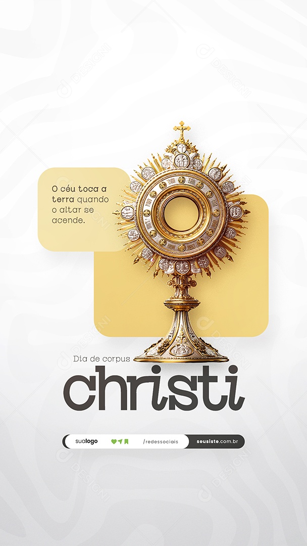 Story Dia De Corpus Christi 19 De Junho Social Media PSD Editável
