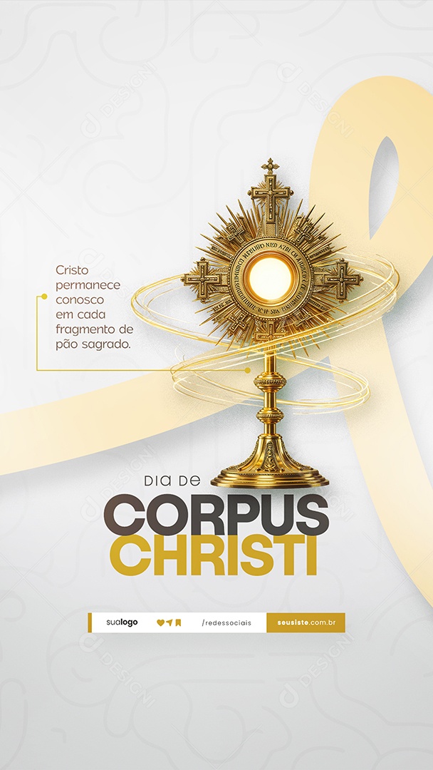Story Dia De Corpus Christi 19 De Junho Social Media PSD Editável