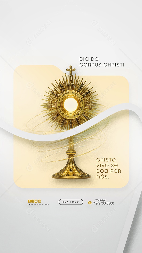 Story Dia De Corpus Christi 19 De Junho Social Media PSD Editável