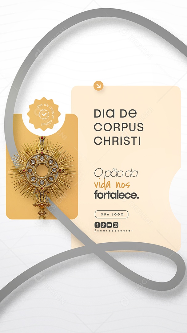 Story Dia De Corpus Christi 19 De Junho Social Media PSD Editável