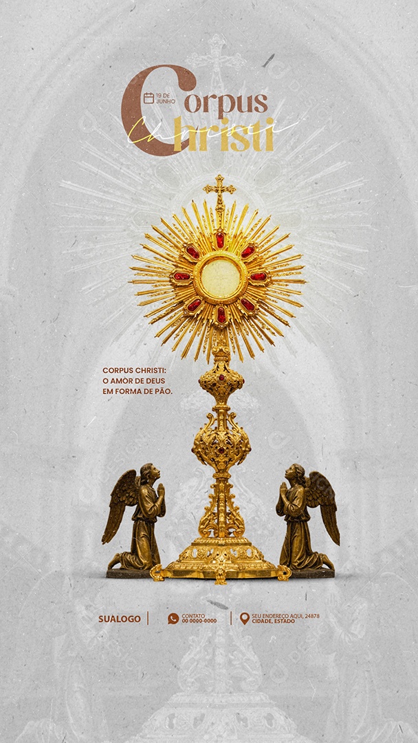 Story Dia De Corpus Christi 19 De Junho Social Media PSD Editável