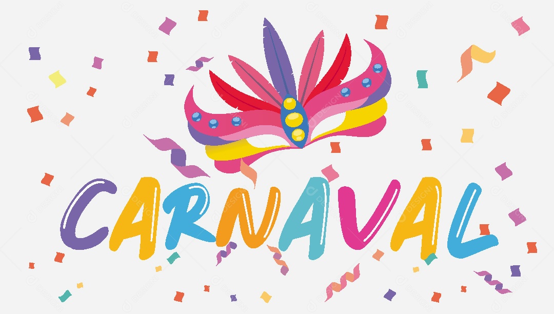 Festa de Carnaval Ilustração Vetor EPS