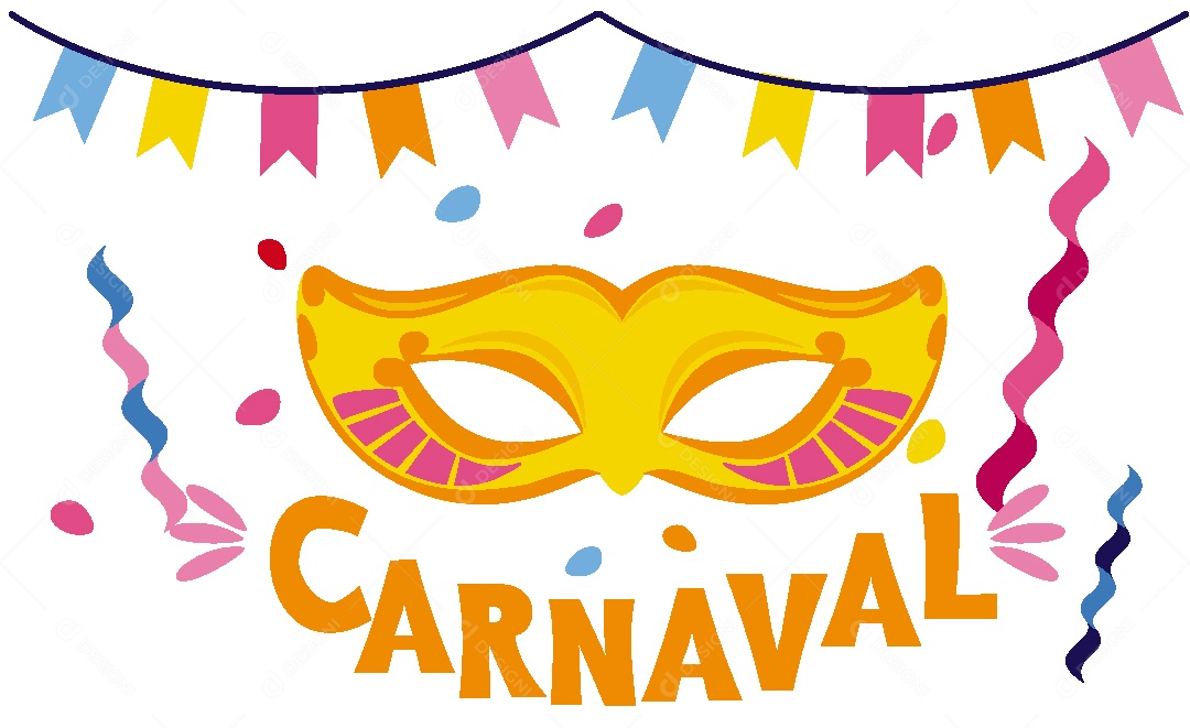 Festa de Carnaval Ilustração Vetor EPS