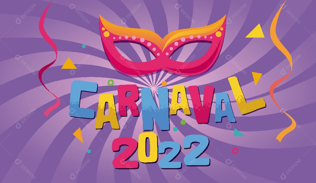 Festa de Carnaval Ilustração Vetor EPS