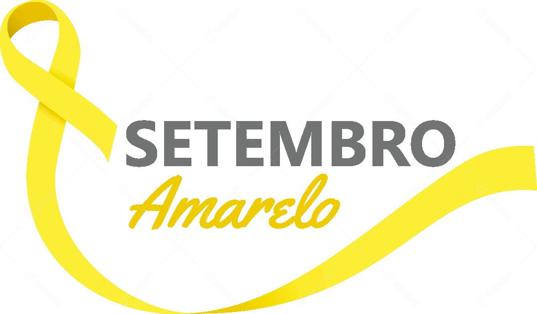 Setembro Amarelo Prevenção Contra o Suicídio Vetor EPS