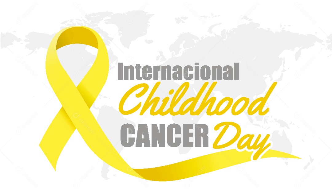 Dia Internacional de Combate ao Câncer Infantil Vetor EPS