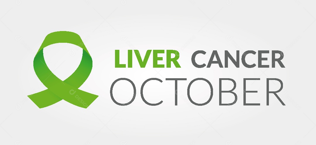 Outubro Verde Mês de Conscientização Vetor EPS