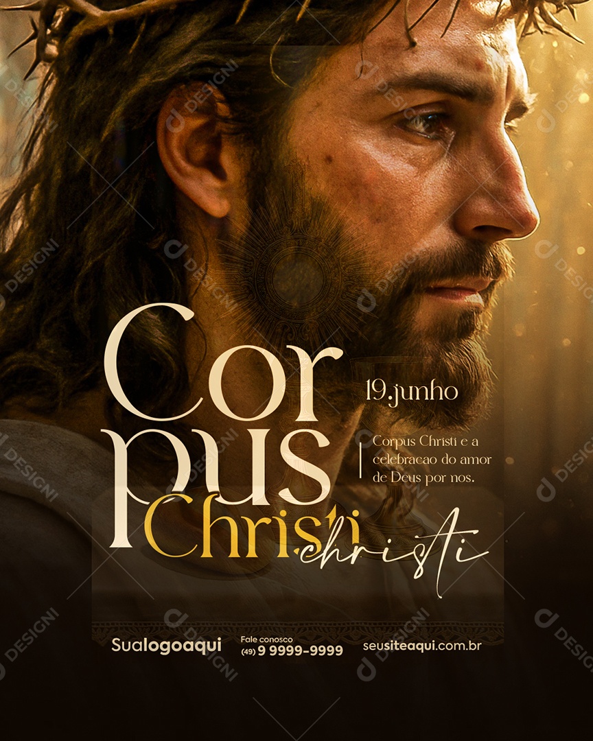 Dia De Corpus Christi 19 De Junho Social Media PSD Editável