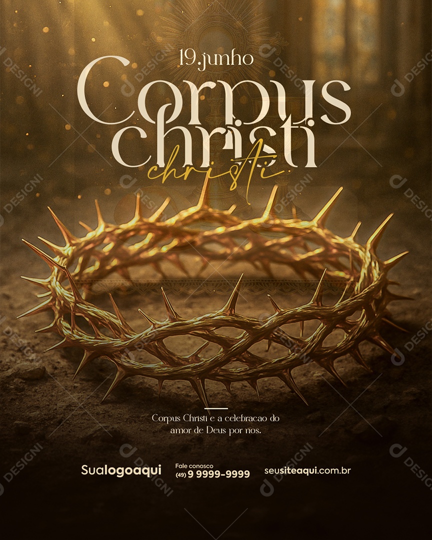 Dia De Corpus Christi 19 De Junho Social Media PSD Editável