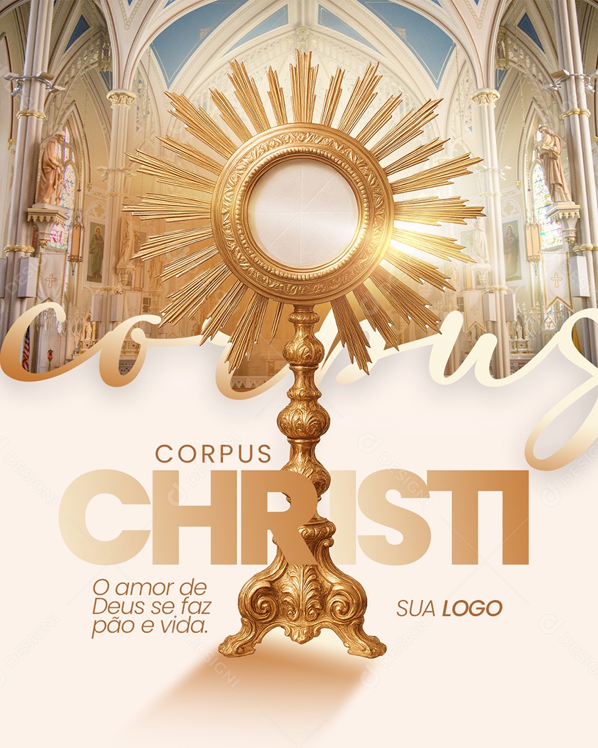 Dia De Corpus Christi 19 De Junho Social Media PSD Editável