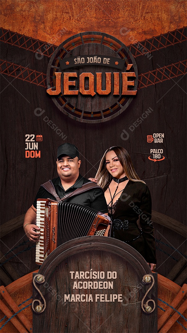 Story Flyer São João de Jequié Social Media PSD Editável