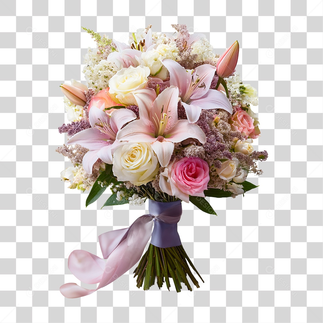 Buquê de Flores PNG Transparente