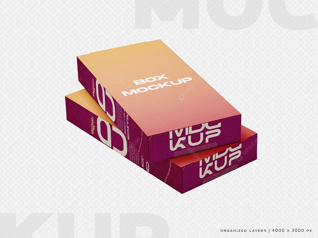 Mockup de Caixas PSD Editável