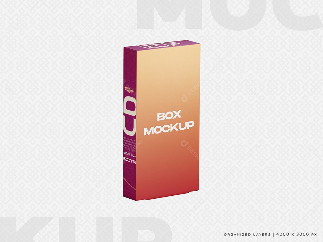 Mockup de Caixa PSD Editável