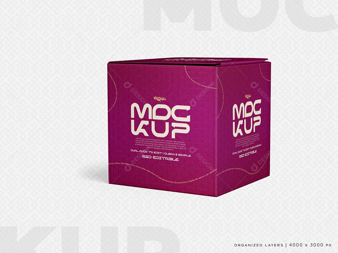 Mockup de Caixa PSD Editável