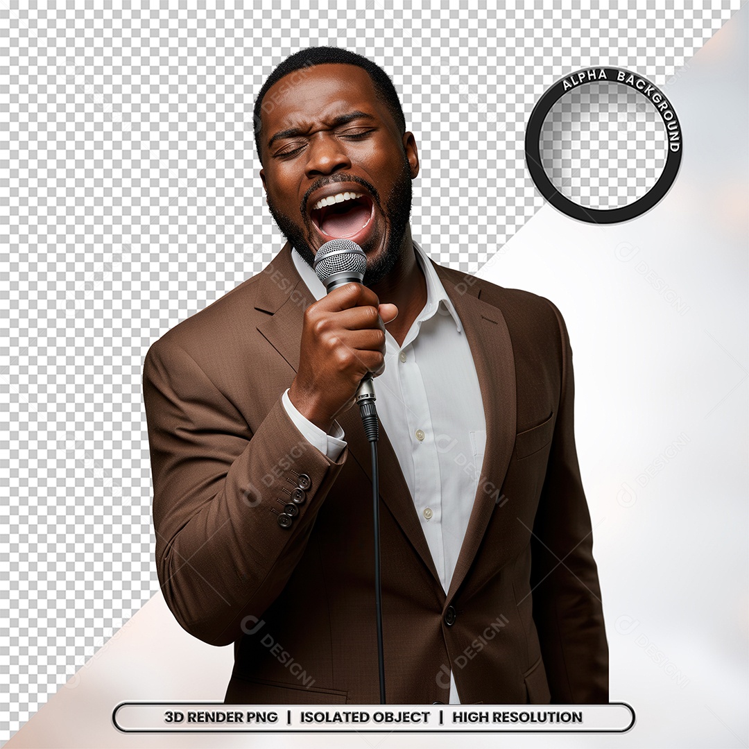 Personagem Pastor de Igreja Para Composição PSD