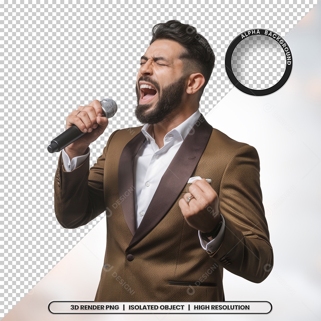 Personagem Pastor de Igreja Para Composição PSD