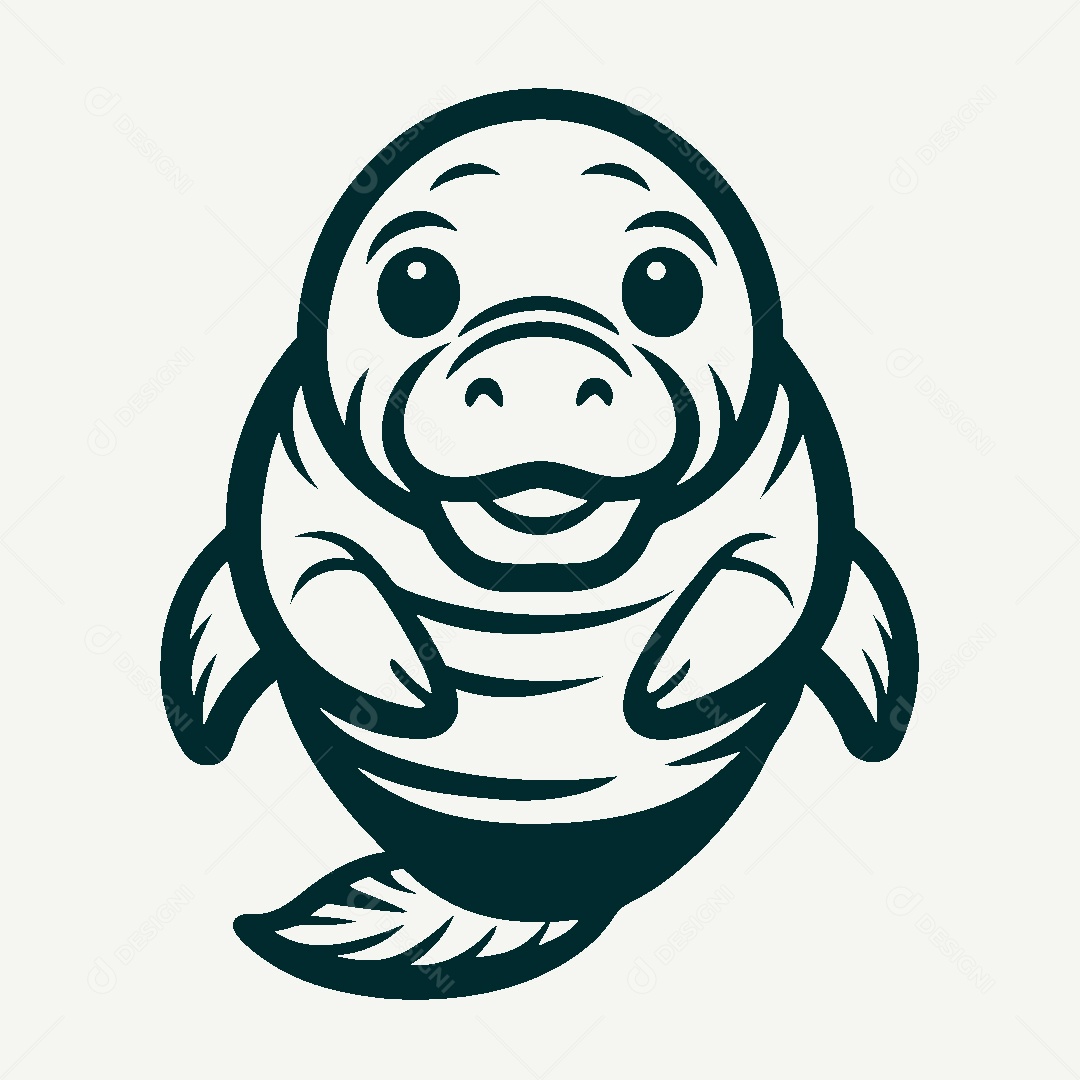 Modelo de Logo de Foca Vetor EPS