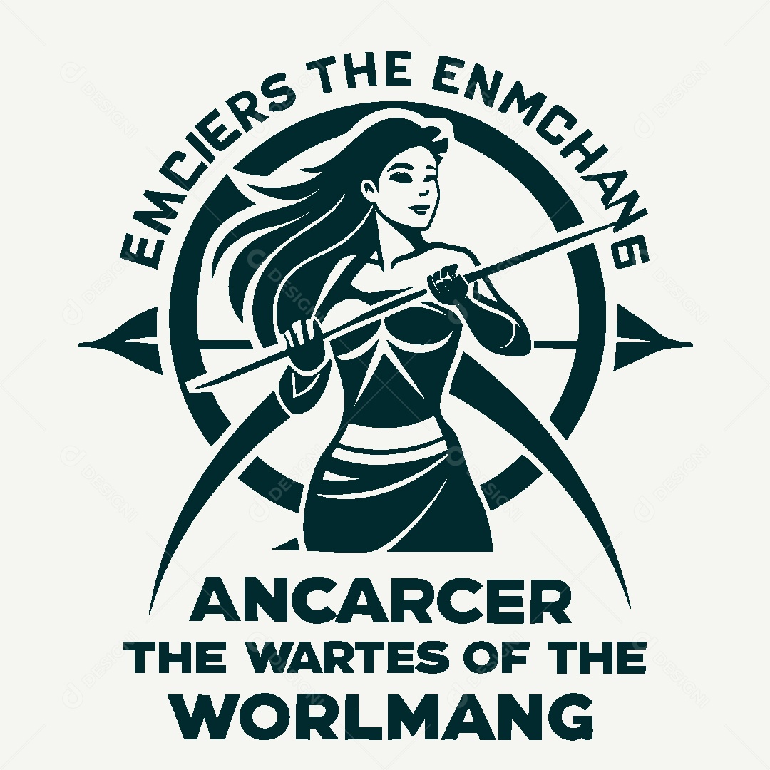 Modelo de Logotipo de Arqueira Vetor EPS