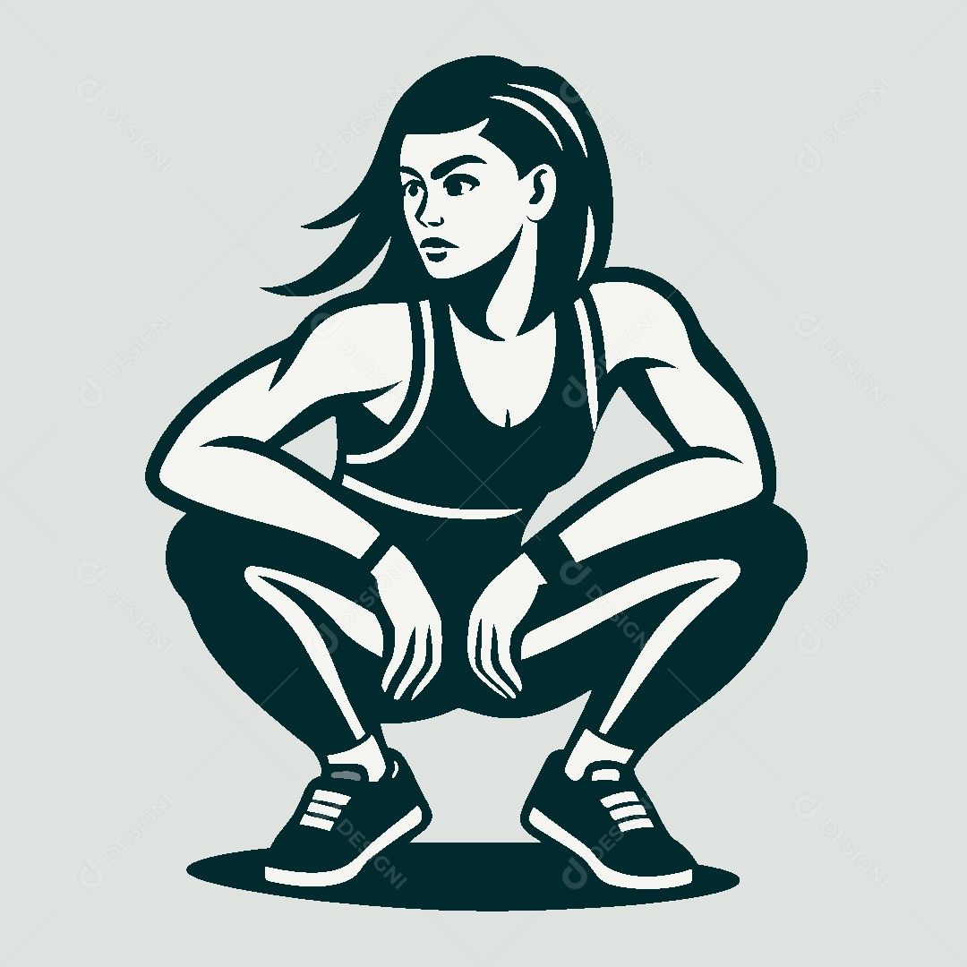 Modelo de Logotipo de Garoto Fitness Vetor EPS