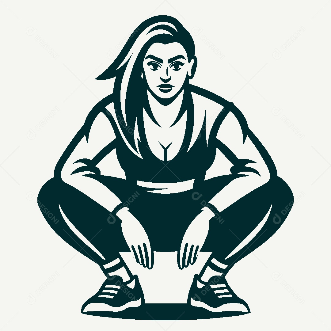 Modelo de Logotipo de Garoto Fitness Vetor EPS