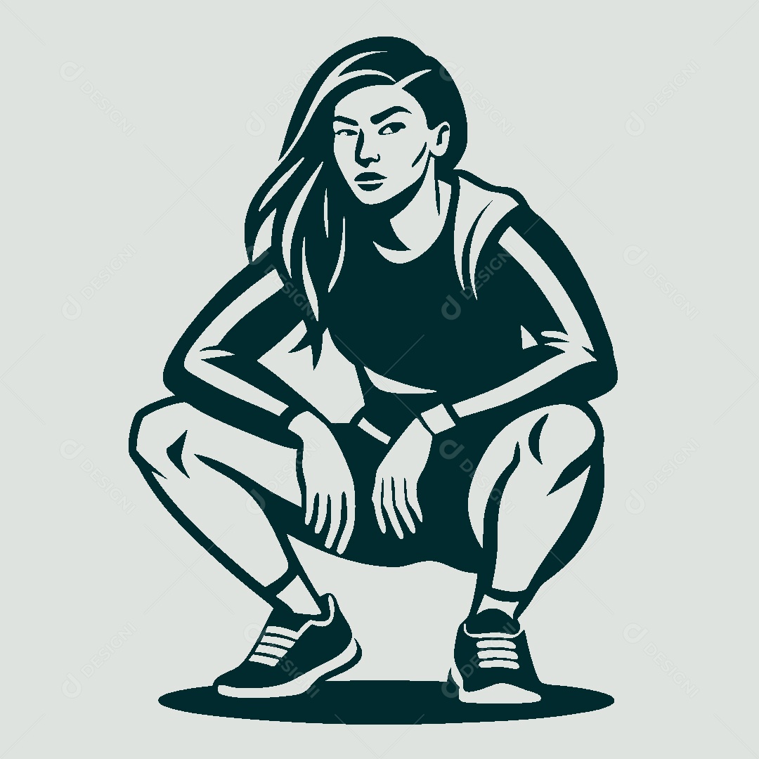 Modelo de Logotipo de Garoto Fitness Vetor EPS