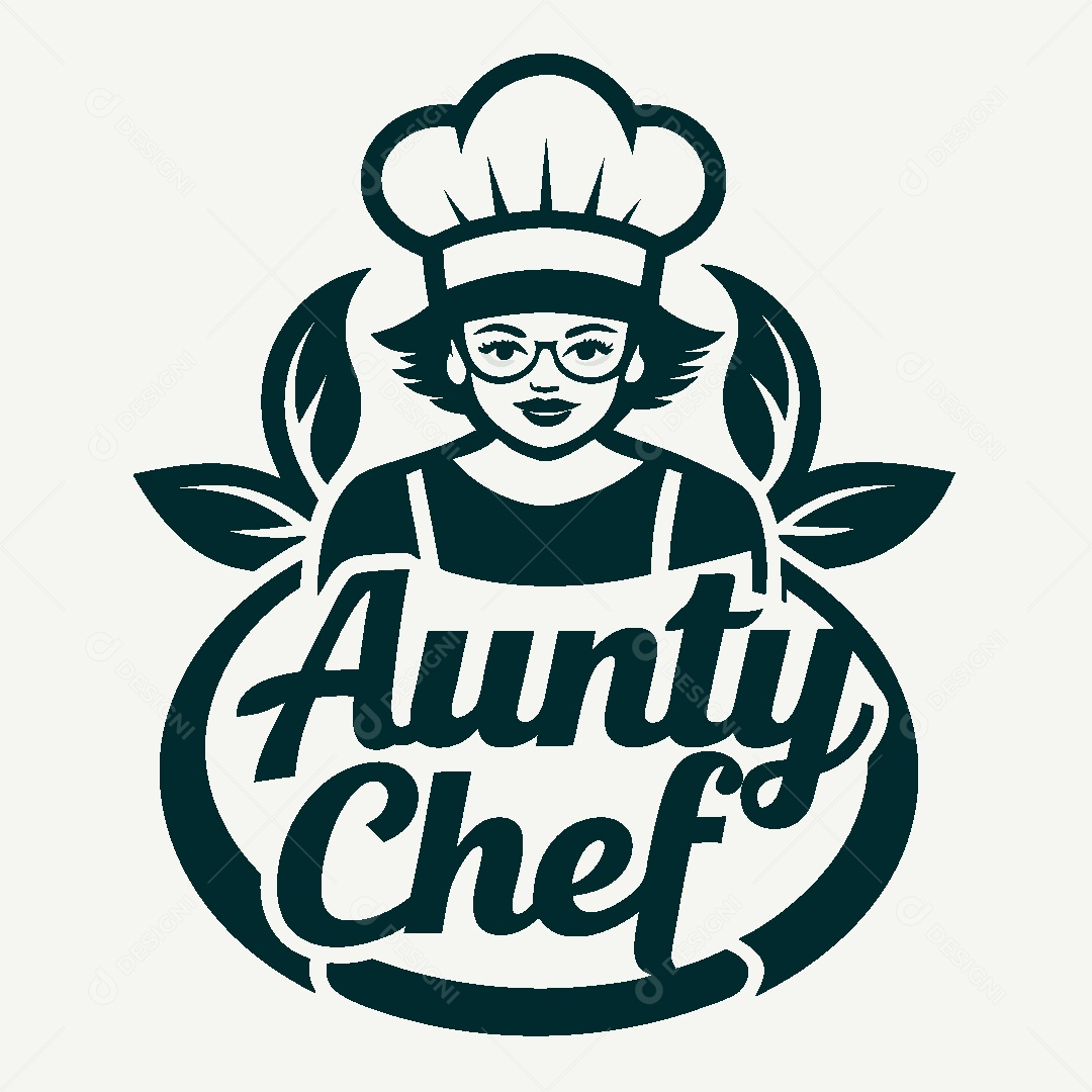 Modelo de Logotipo de Chefe Cozinheiro Vetor EPS