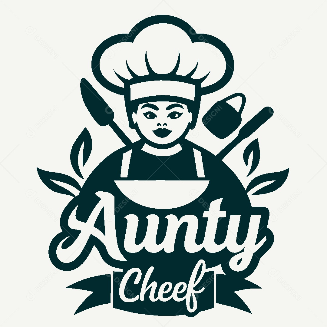 Modelo de Logotipo de Chefe Cozinheiro Vetor EPS